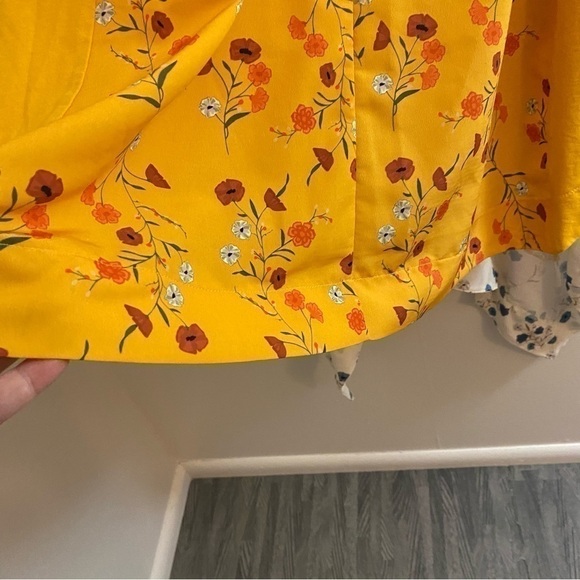 Zara Floral Handkerchief Hem Dress - Picture 8 of 14